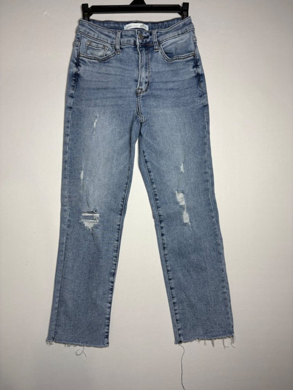 Altr'd State Distressed High-Rise Straight Leg Jeans Size 26